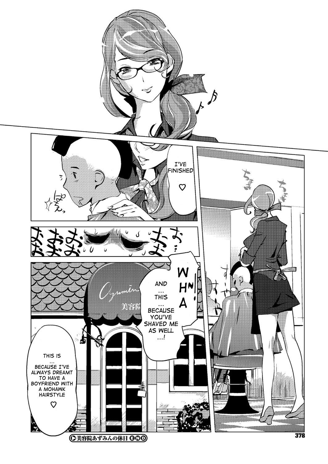 Blacks Biyouin Azumin no Kyuujitsu | Free day at the Azumi Beauty Salon Blowjob - Page 24