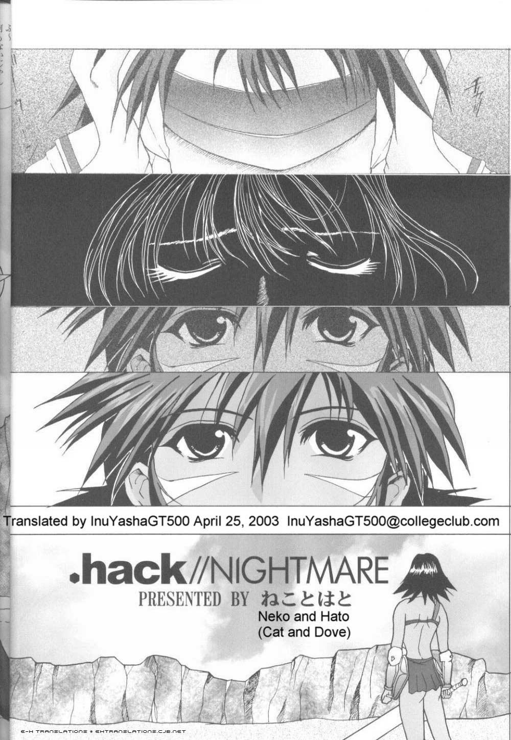 Dick Sucking .hack//NIGHTMARE - .hacksign Hard Core Sex - Page 3