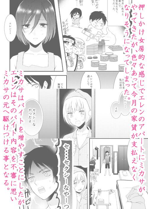 Hot Couple Sex Eremika Tatami Galaxy - Shingeki no kyojin Whipping - Page 3