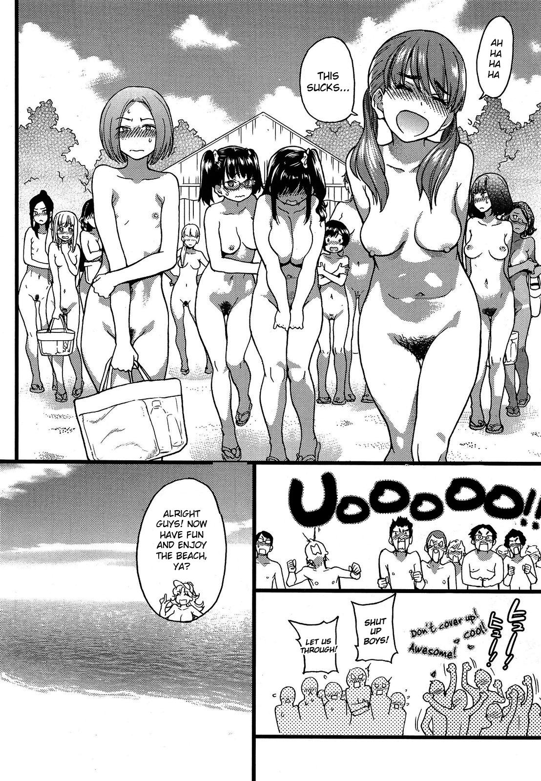 Nudist Beach ni Shuugakuryokou de!! Ch. 1-2 10