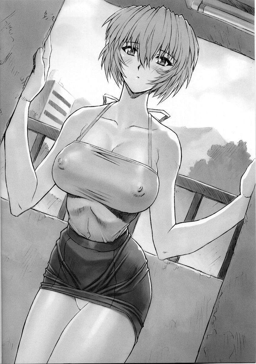 Striptease Rei Ayanami Rei - Neon genesis evangelion Pounding - Page 2