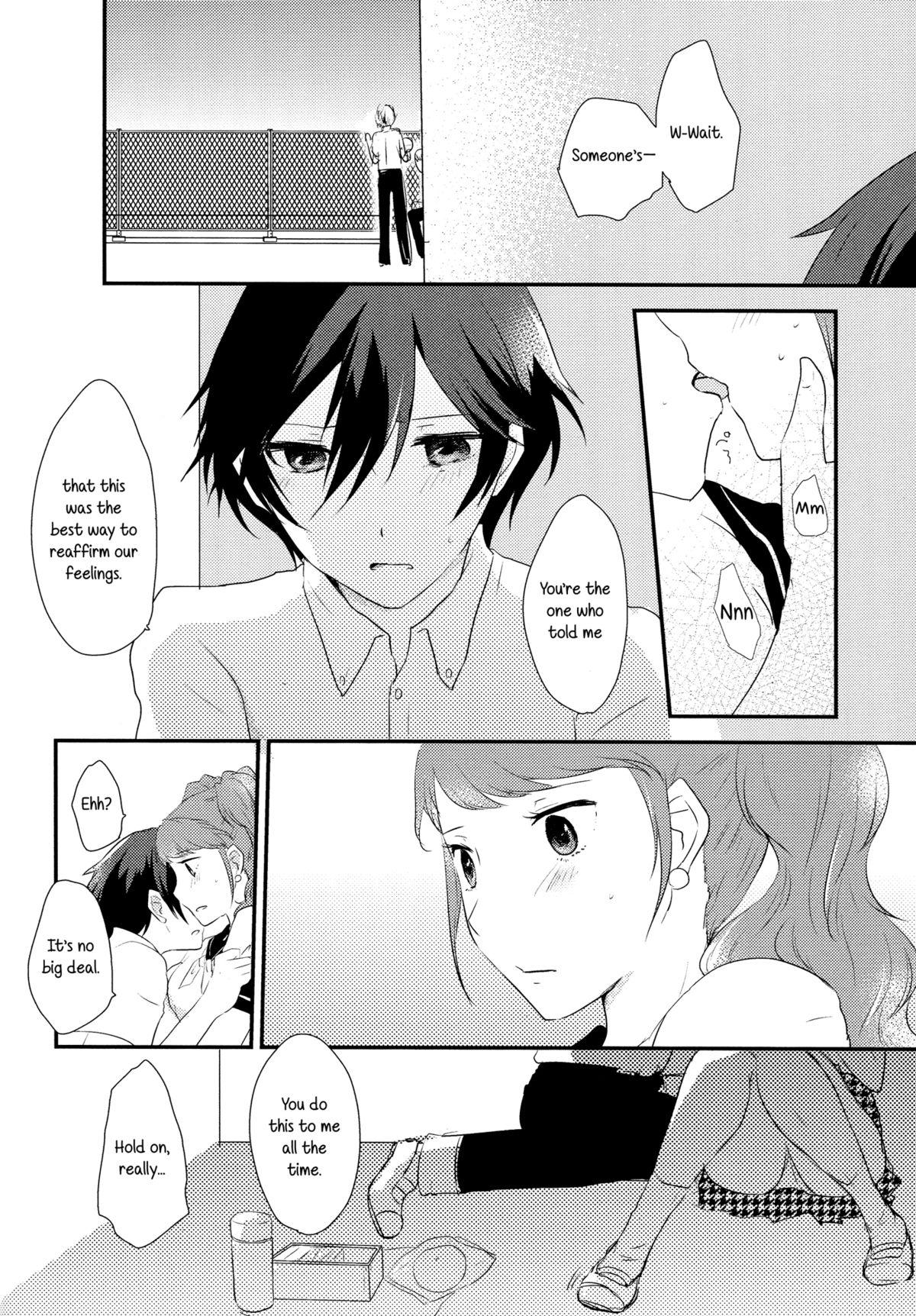 Nice Tits Himitsu * Natsufuku = x/Otona | Secret times Summer Uniform equals X over Adult - Persona 4 Gay Theresome - Page 8