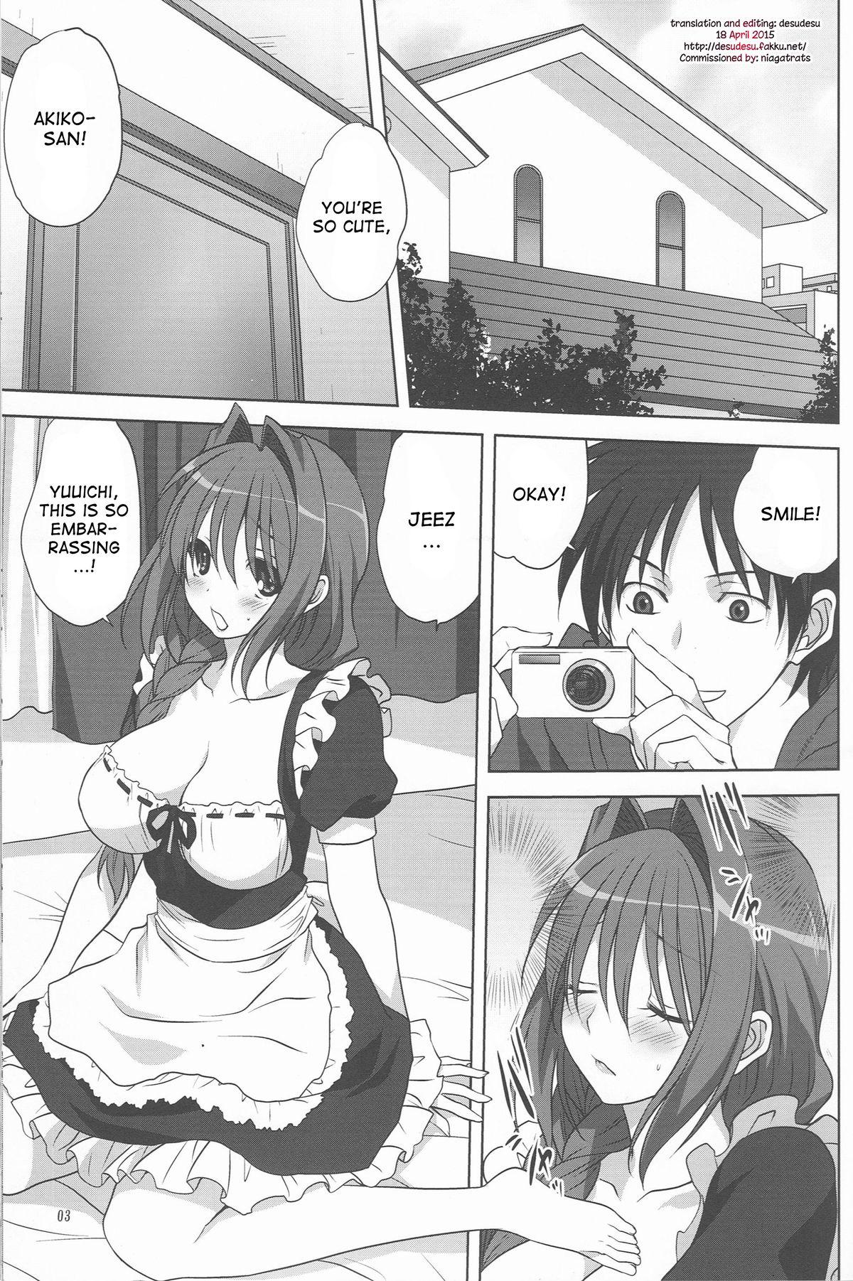 Gay Fuck Akiko-san to Issho 15 - Kanon Amateur Teen - Page 2