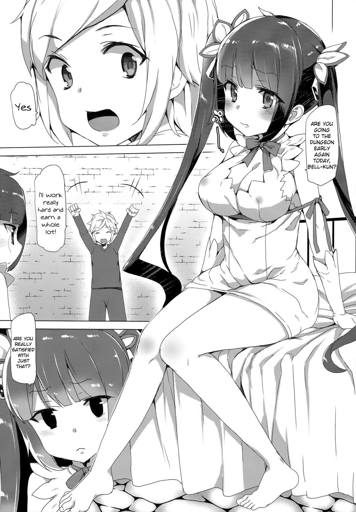 Jock Boku dake no Kami-sama - Dungeon ni deai o motomeru no wa machigatteiru darou ka Sex Tape - Page 4