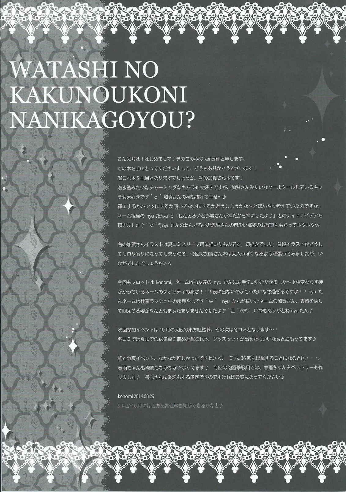 Watashi no Kakunouko ni Nanika Goyou 15