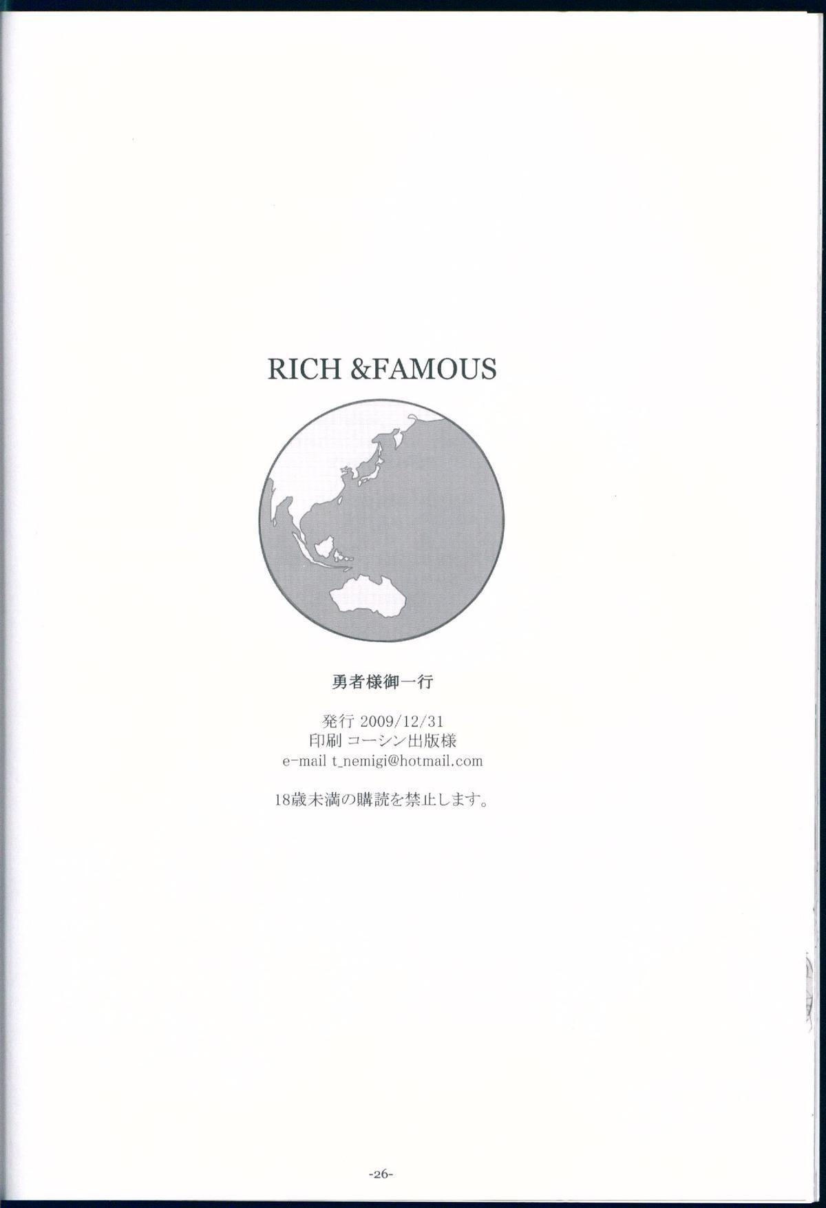 RICH & FAMOUS 25