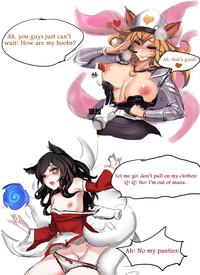 Extreme "Enemy Ahri and Our Ahri" by PD- League of legends hentai Women Fucking 2
