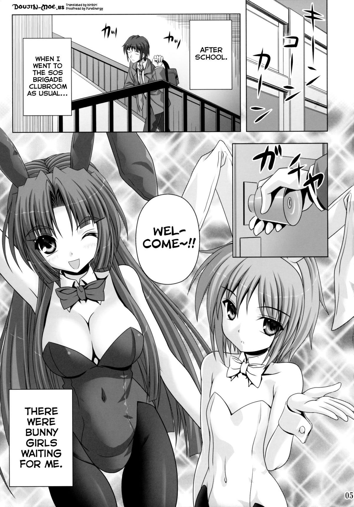 Cousin Bunny Blue - The melancholy of haruhi suzumiya Sex Toys - Page 4