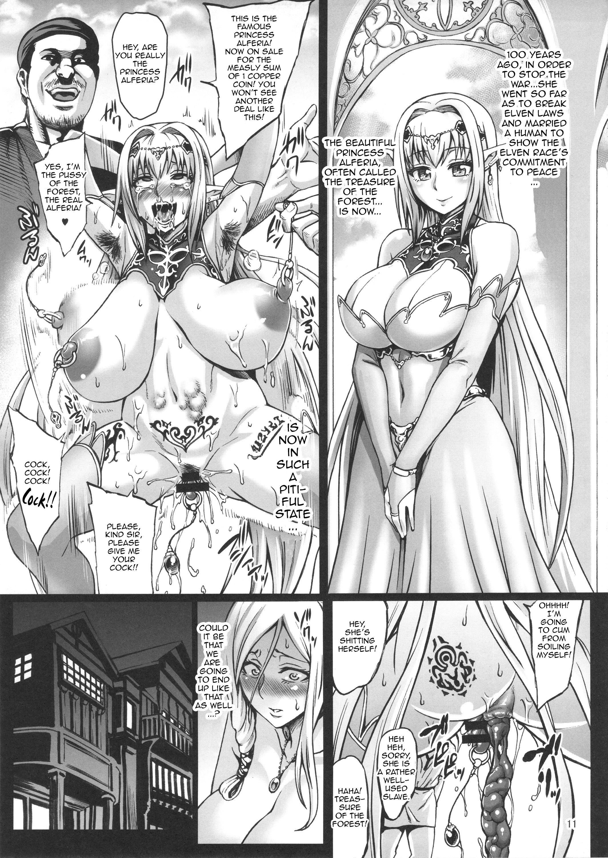 Amador Houjou no Reizoku Elf | Fertile Slave Elves Sesso - Page 12