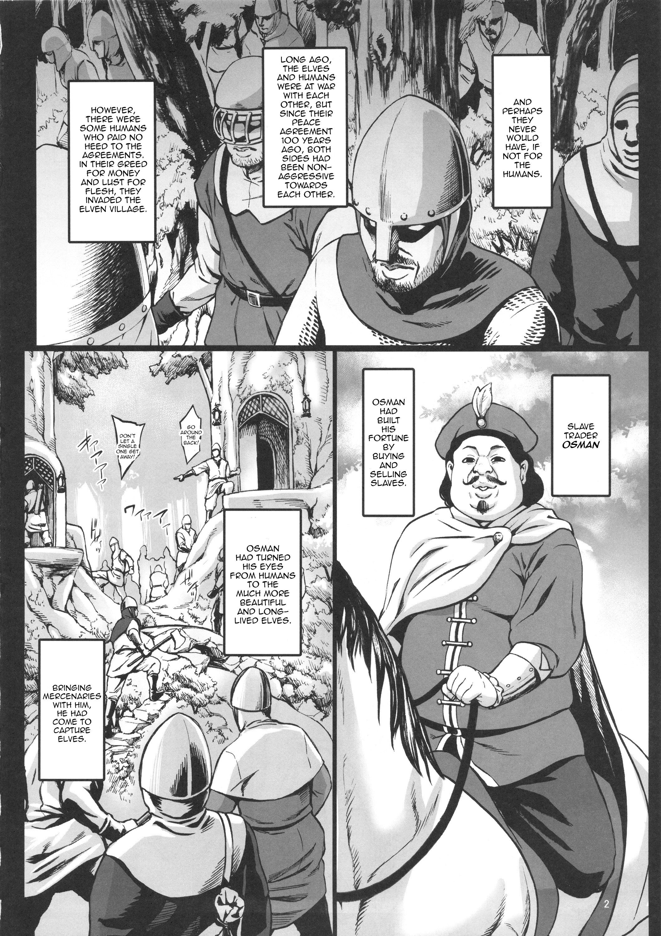 Oriental Houjou no Reizoku Elf | Fertile Slave Elves Sucking Dick - Page 3
