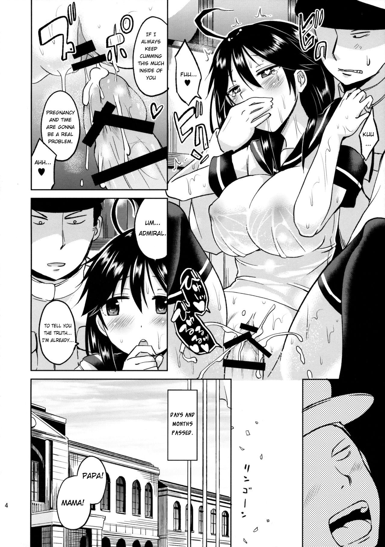 Big Dildo Ushio-chan no Nijiseichou o Iwau Hon - Kantai collection Colombian - Page 5