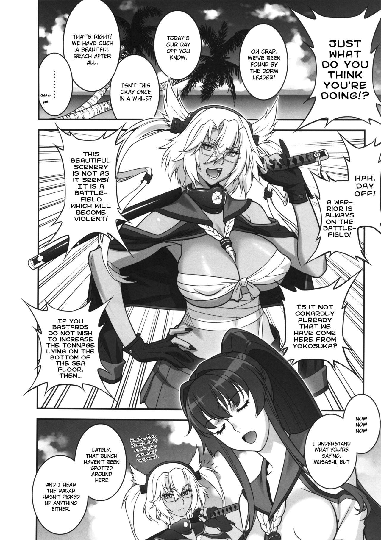 Hardfuck Musashi no Dokidoki Daisakusen | Musashi's Heart-Pounding Great Strategy! - Kantai collection Couple Sex - Page 5