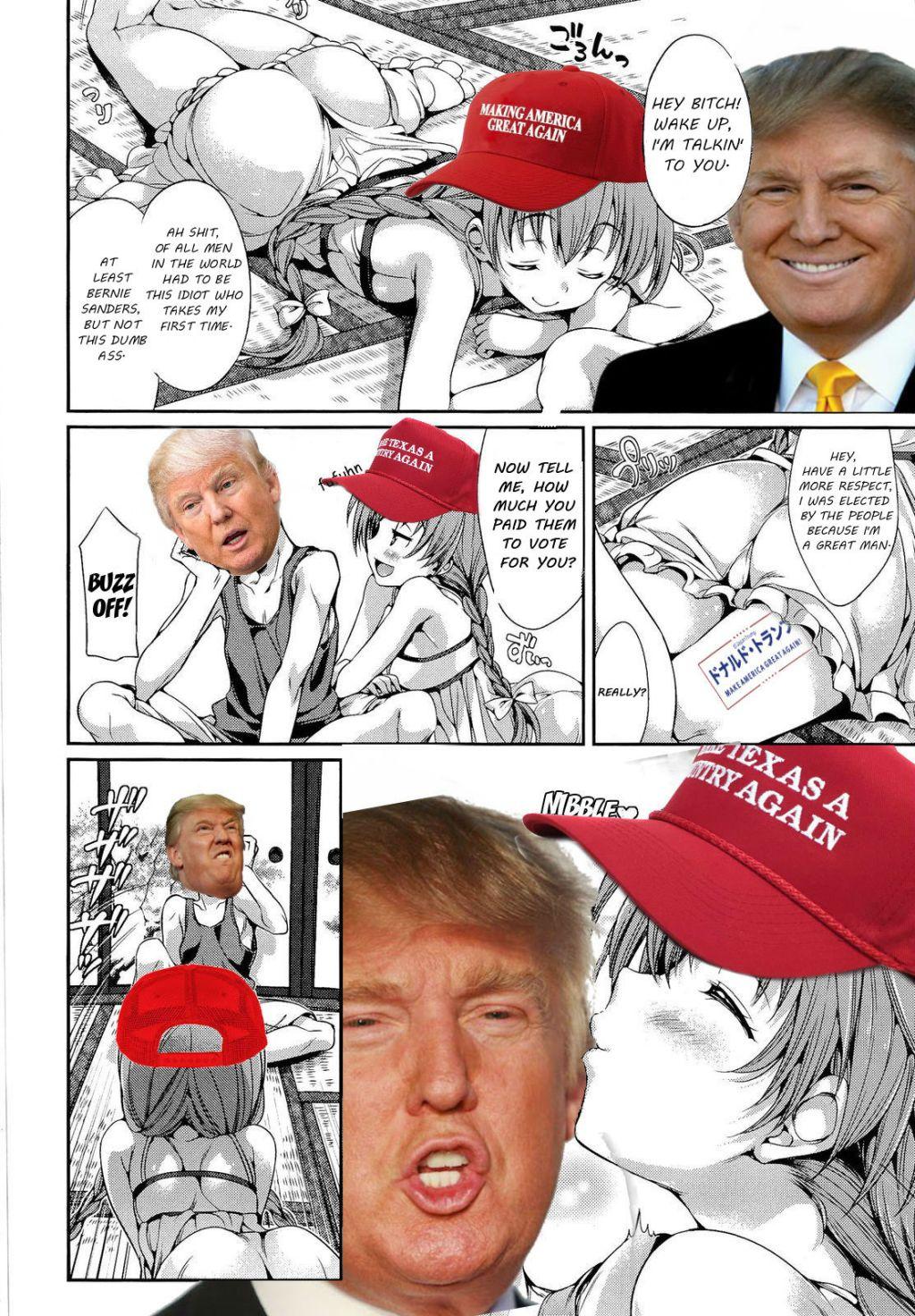 Porn Pussy Donald Trump: Make America Great Again! Condom - Page 4