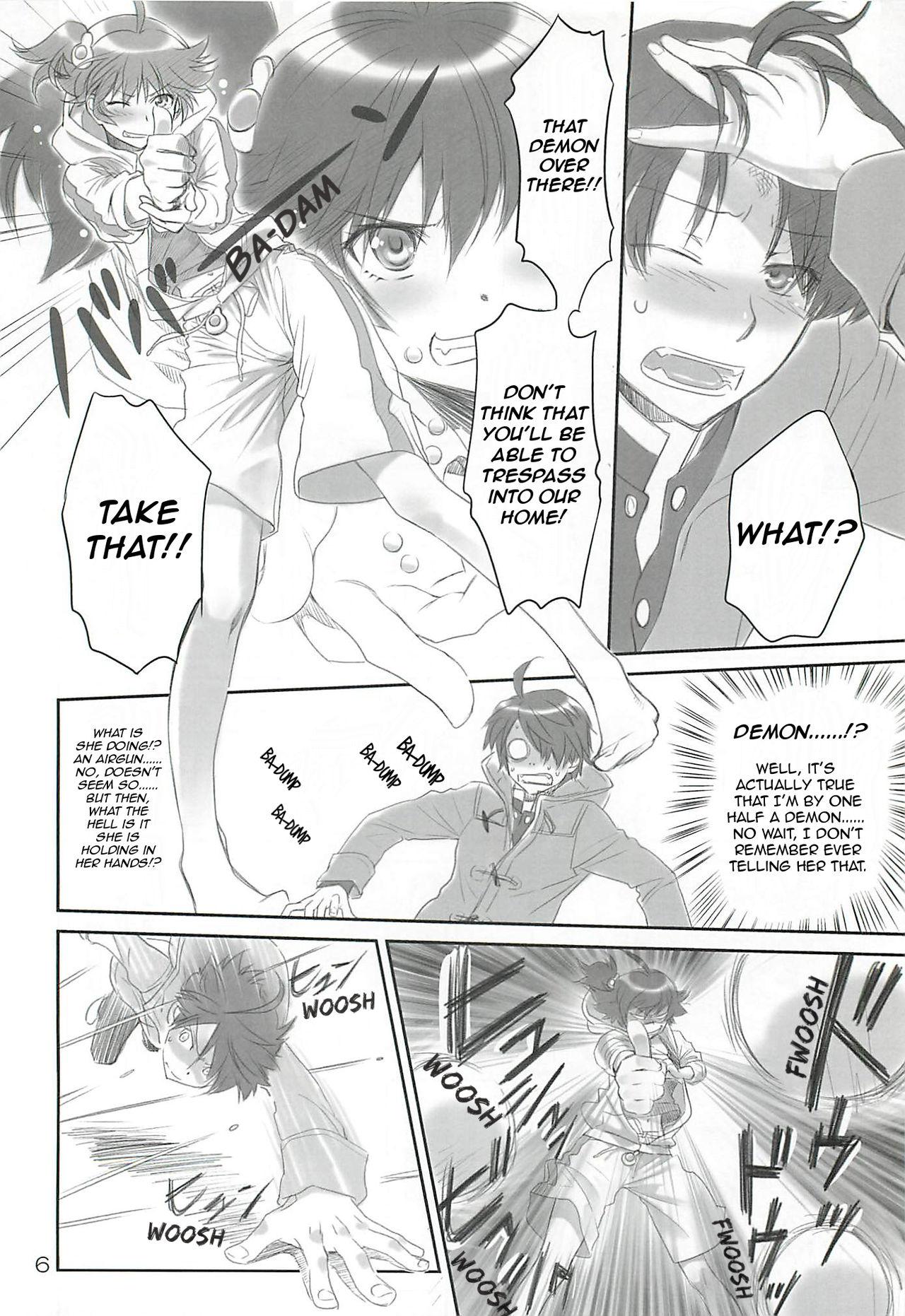 Hymen Brother and Sisters - Bakemonogatari Sapphic Erotica - Page 5