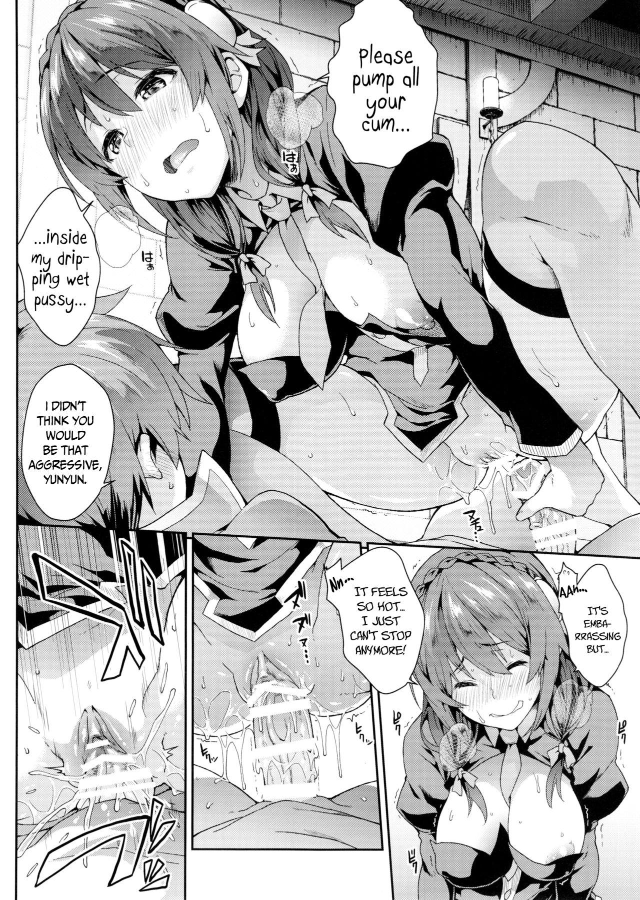 Leather Kono Etsuraku Sugoku nai Desu ka? - Kono subarashii sekai ni syukufuku o Naked Women Fucking - Page 7