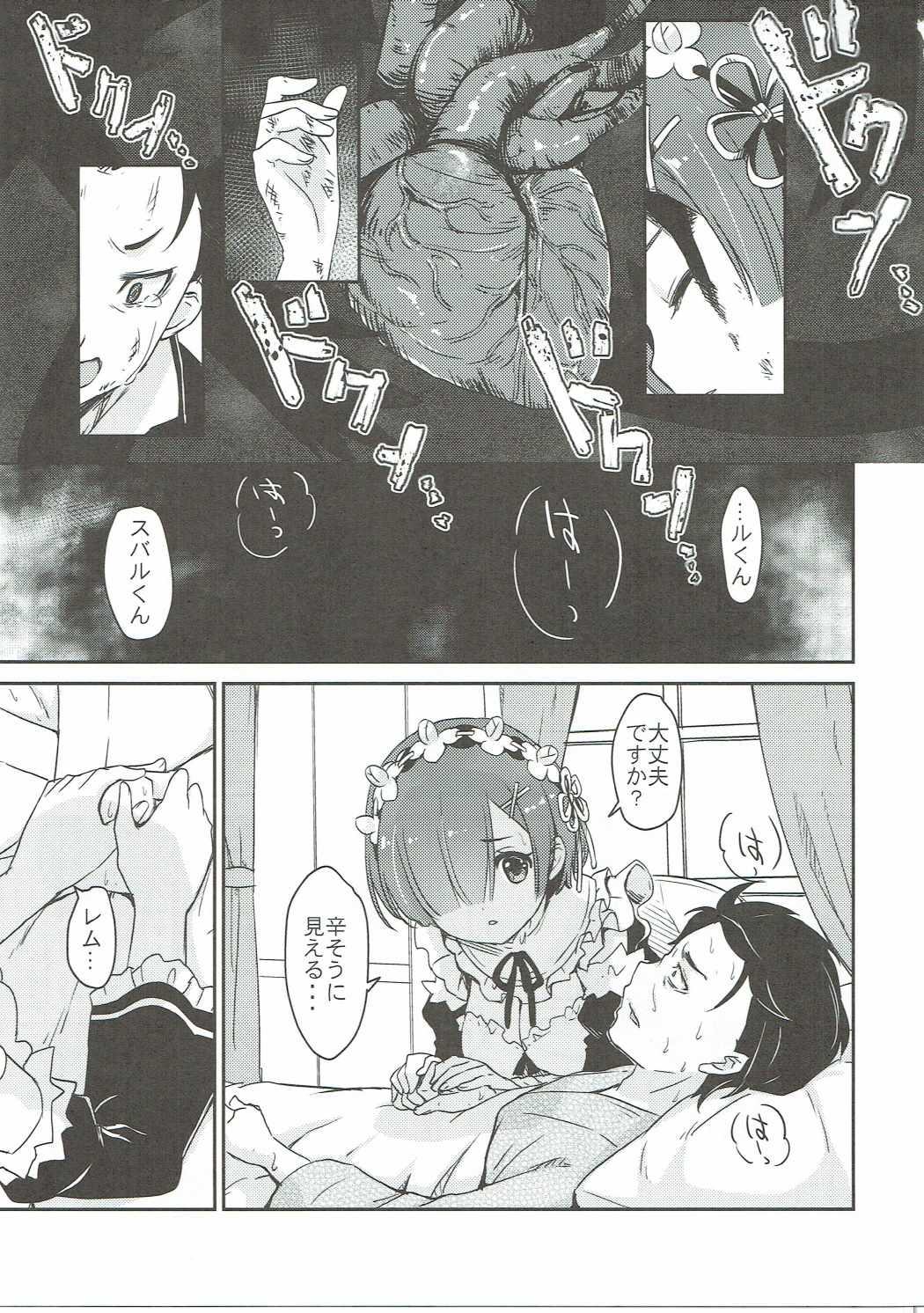Petite Rem no Egao wa Ore ga Mamoru! - Re zero kara hajimeru isekai seikatsu Long Hair - Page 2