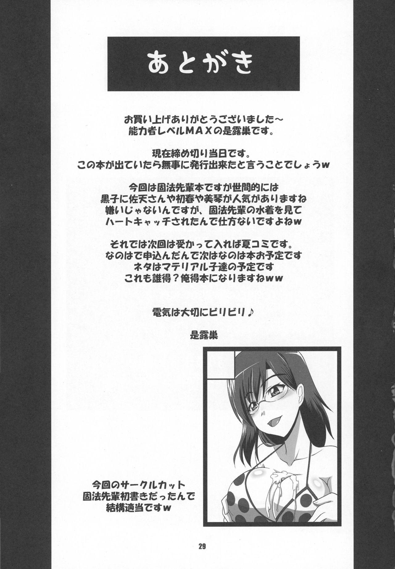 Suck Cock Tokunou Musashino Gyuunyuu - Toaru kagaku no railgun Amatoriale - Page 29