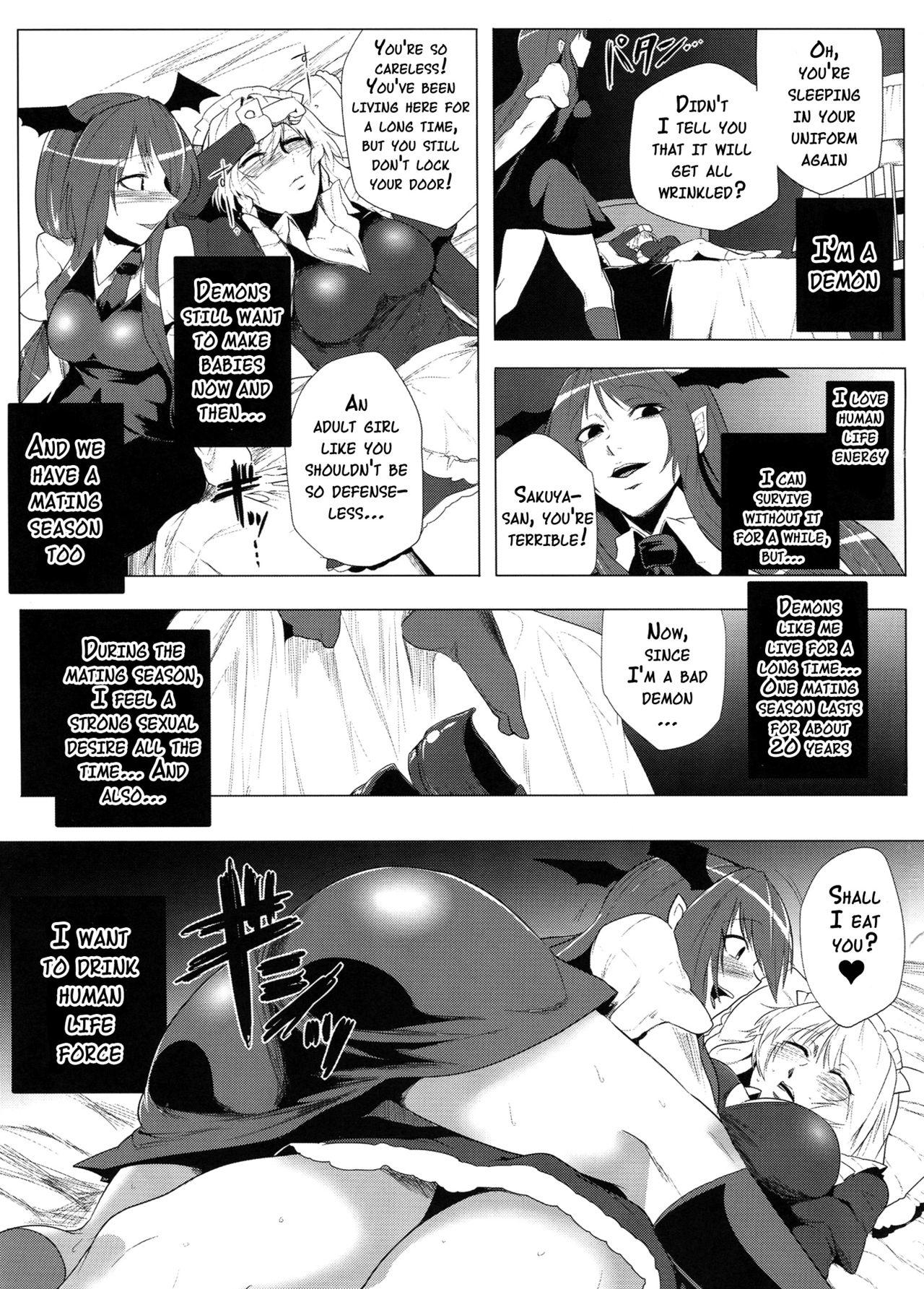 Raw THE BEGINNING OF THE END OF ETERNITY - Touhou project Lips - Page 8