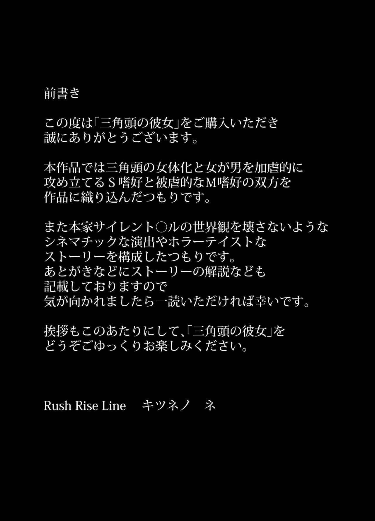 Dick Sankaku Atama no Kanojo - Silent hill Rico - Page 4