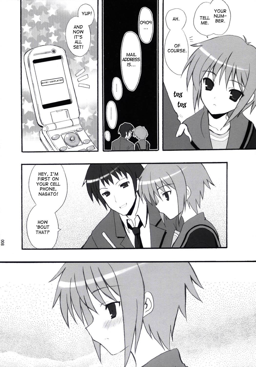 Couple NO COLD HEART - The melancholy of haruhi suzumiya T Girl - Page 7