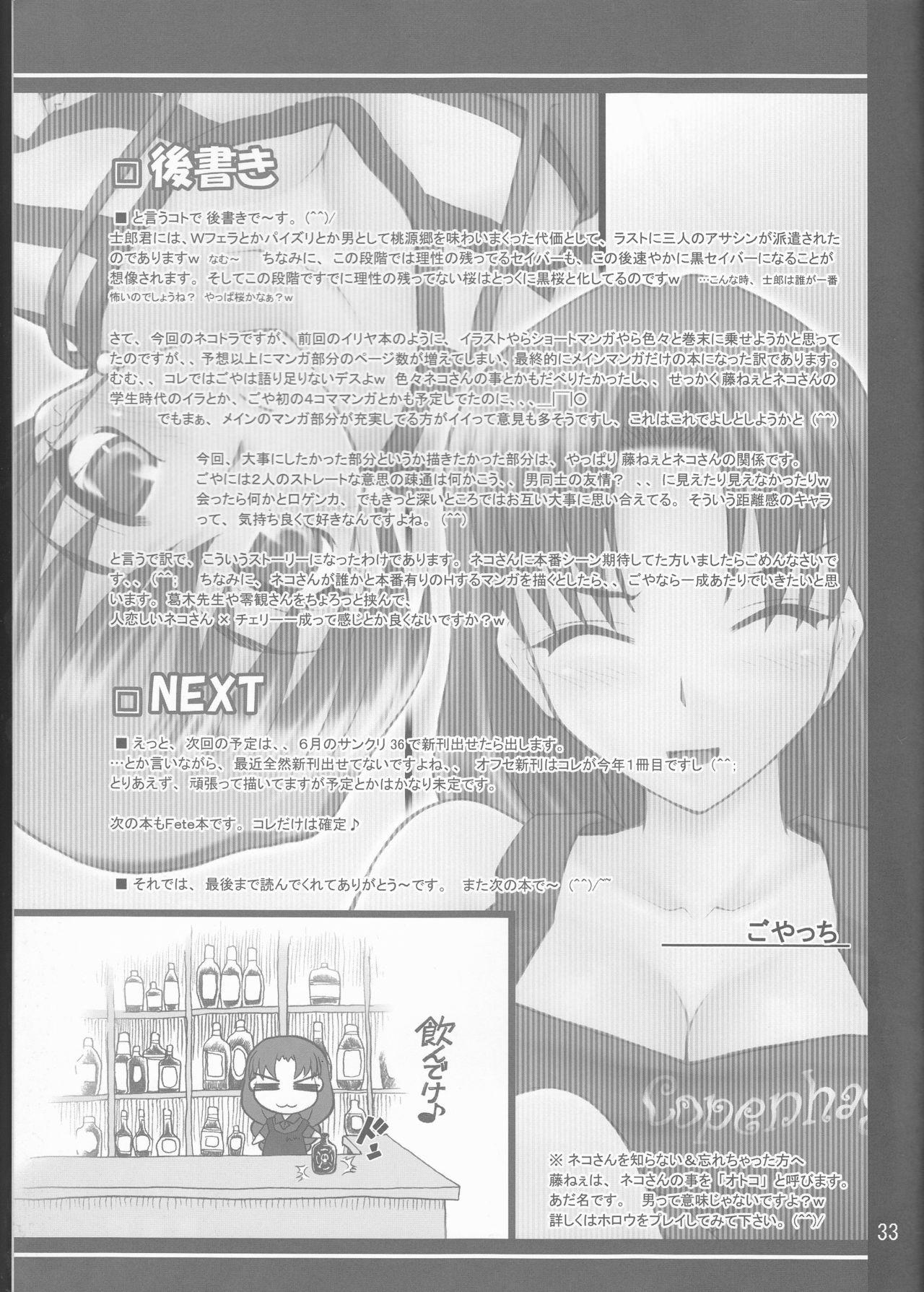 (COMIC1) [PURIMONO (Goyac)] Nekotora -Nekoka no Onee-san wa Suki desu ka?- (Fate/stay night) 32