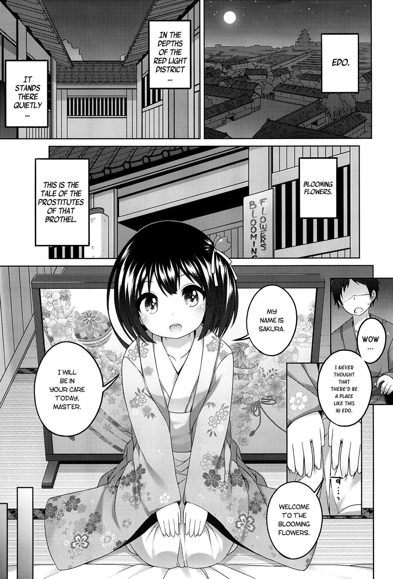 Glam (COMITIA120) [kuma-puro (Shouji Ayumu)] Shokaya no Doujotachi ~Sakura Hen~ | The girls of the Blooming Flowers ~Sakura arc~ [English] [ATF] Piss - Page 4