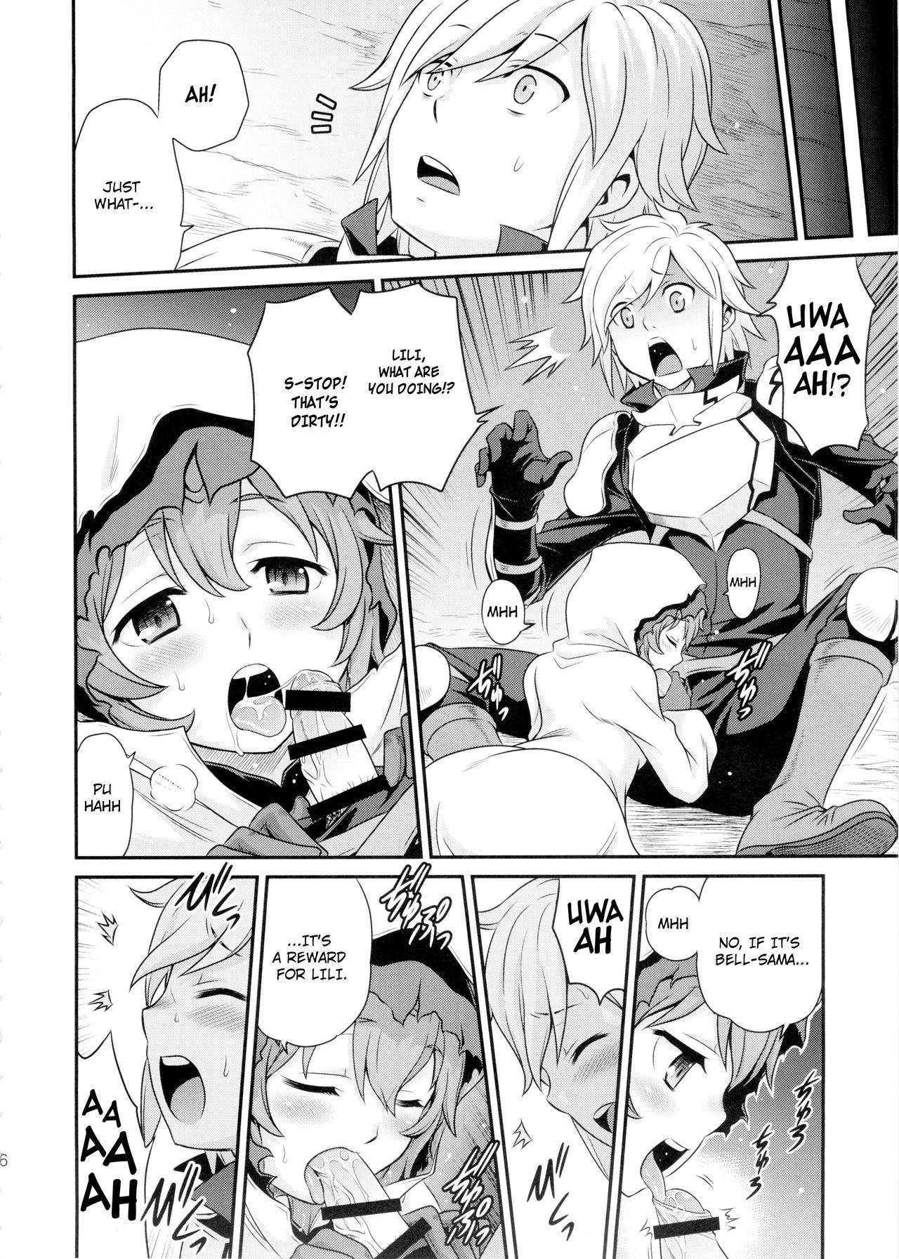 Sucking Cocks Lili ni Omakase Dungeon!! | Leave it to Lili Dungeon! - Dungeon ni deai o motomeru no wa machigatteiru darou ka No Condom - Page 5