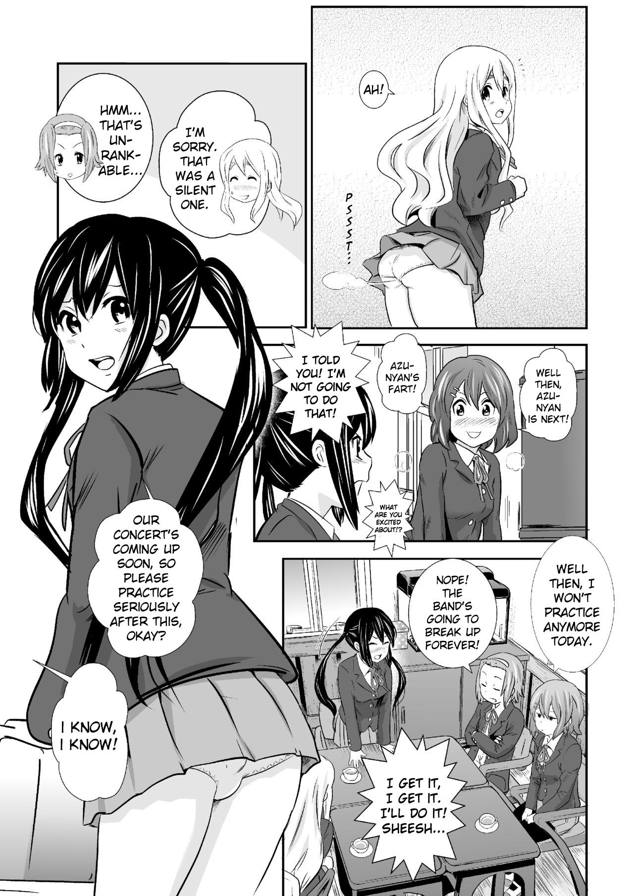 Porn Amateur Houkago Onara Time | After School Fart Time - K on Hard Fucking - Page 4