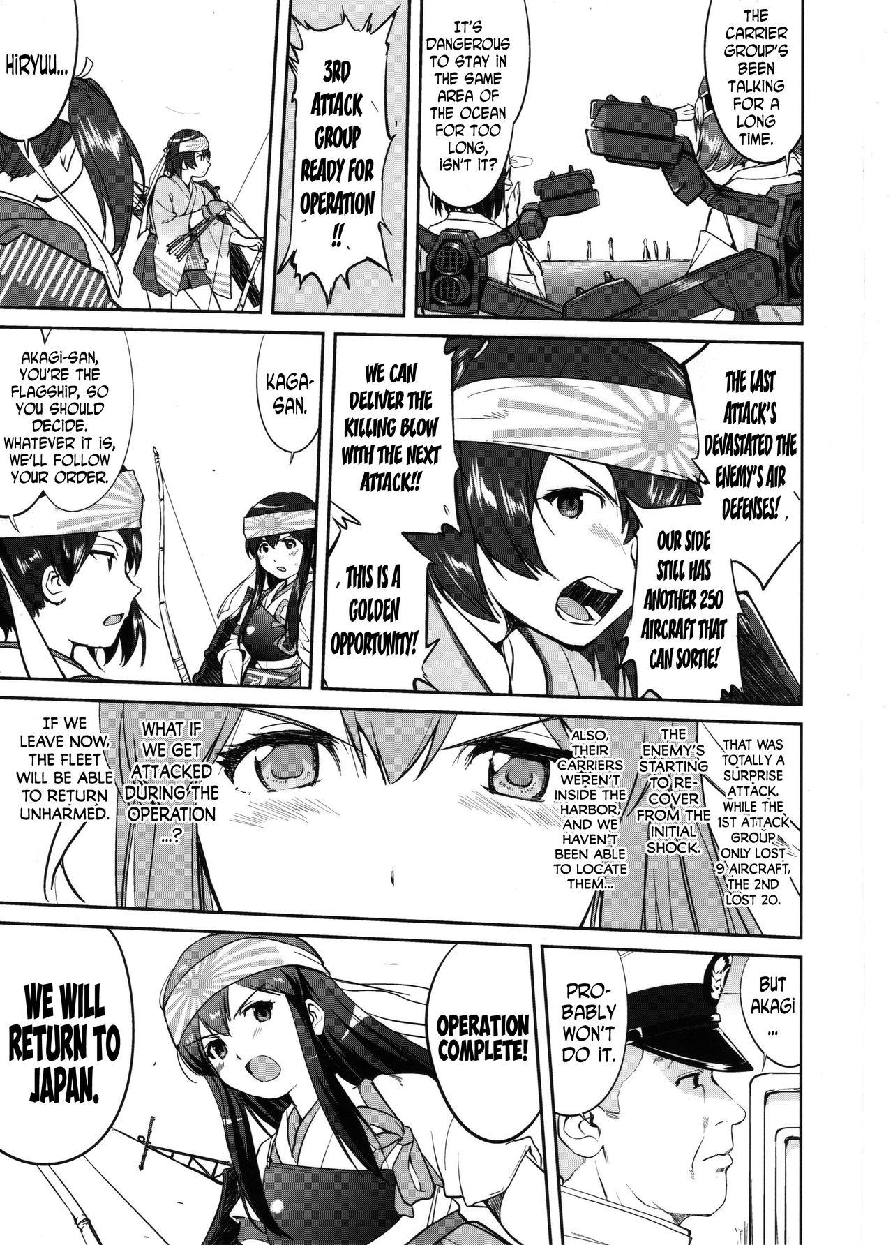 Amatuer Sex Teitoku no Ketsudan MIDWAY | Admiral's Decision: MIDWAY - Kantai collection Panty - Page 6