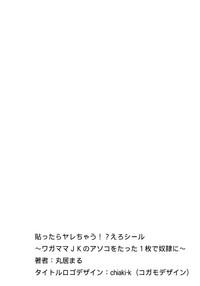 Free Amature [Marui Maru] Hattara Yarachau!? Ero Seal ~ Wagamama JK No Asoko O Tatta 1-mai De Dorei Ni ~ 1-10 [Digital]  CelebrityF 3