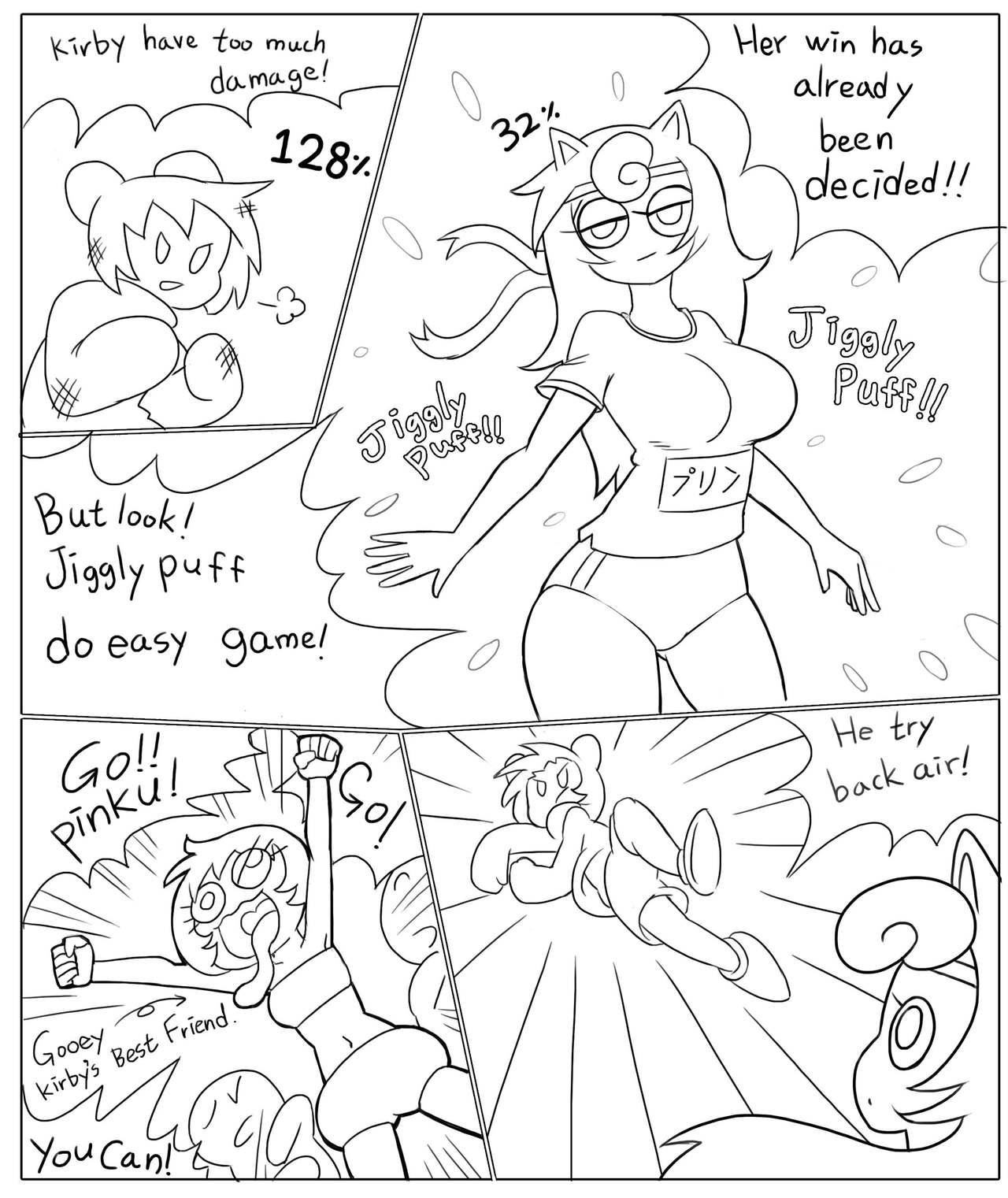 Teenie Kirby vs Jigglypuff - Pokemon Kirby Hot Chicks Fucking - Page 1