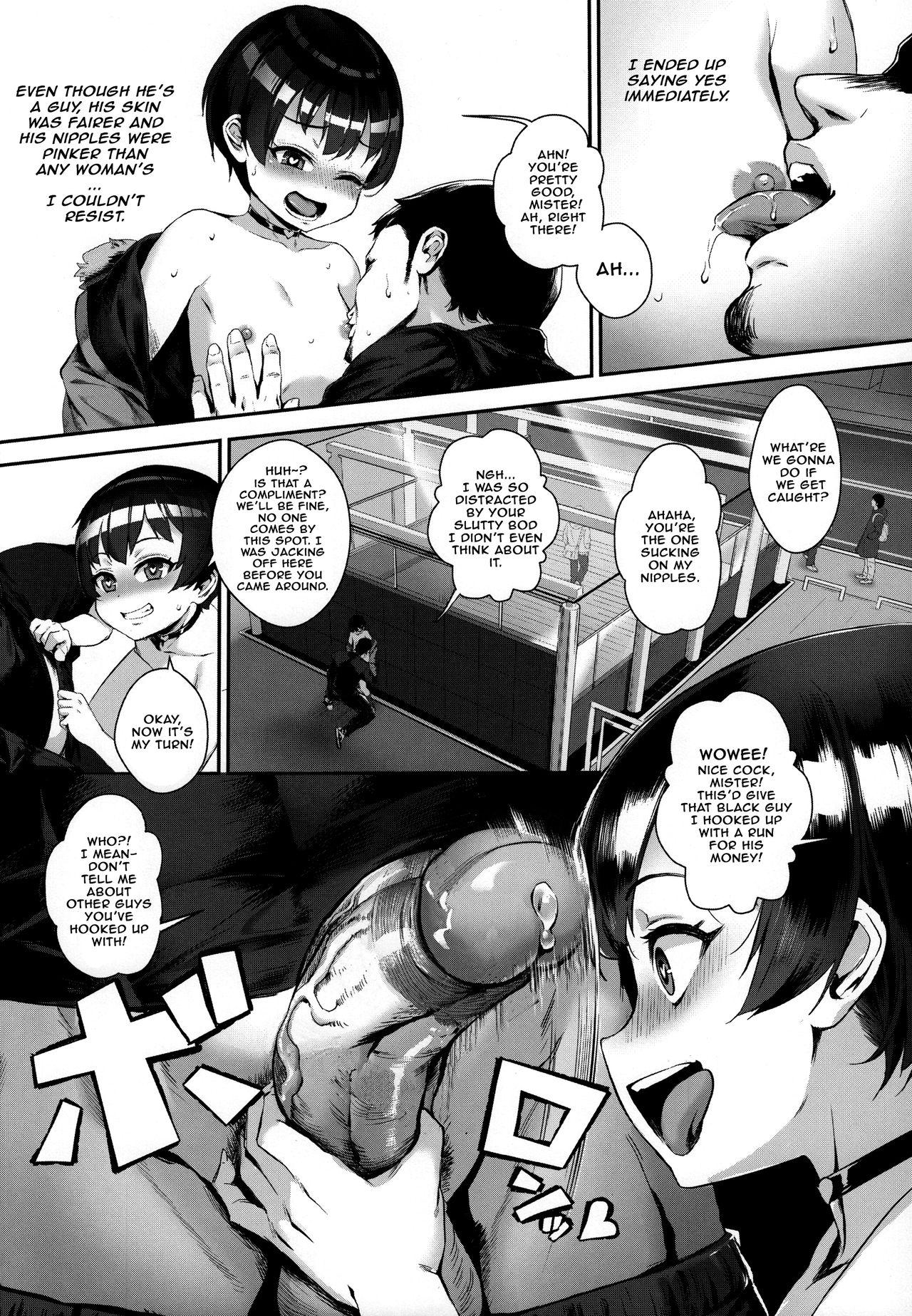 Class Inran Shounen "Nazo no Bitch Shota to Ossan no Monogatari" | Slut boy in the tale of a man and a mysterious sissy boy Big Boobs - Page 13