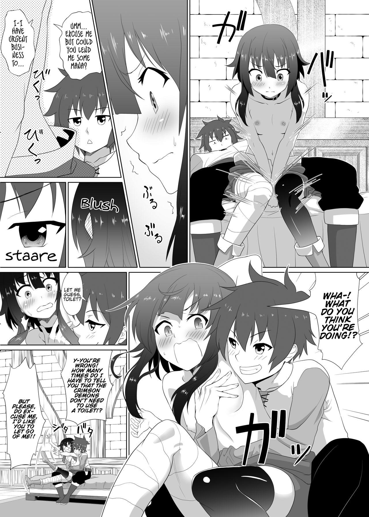 Nice Tits Kono Kawairashii Hinnyu ni Kyuusai o! | Help to this Lovely Flat Chest! - Kono subarashii sekai ni syukufuku o Tits - Page 8