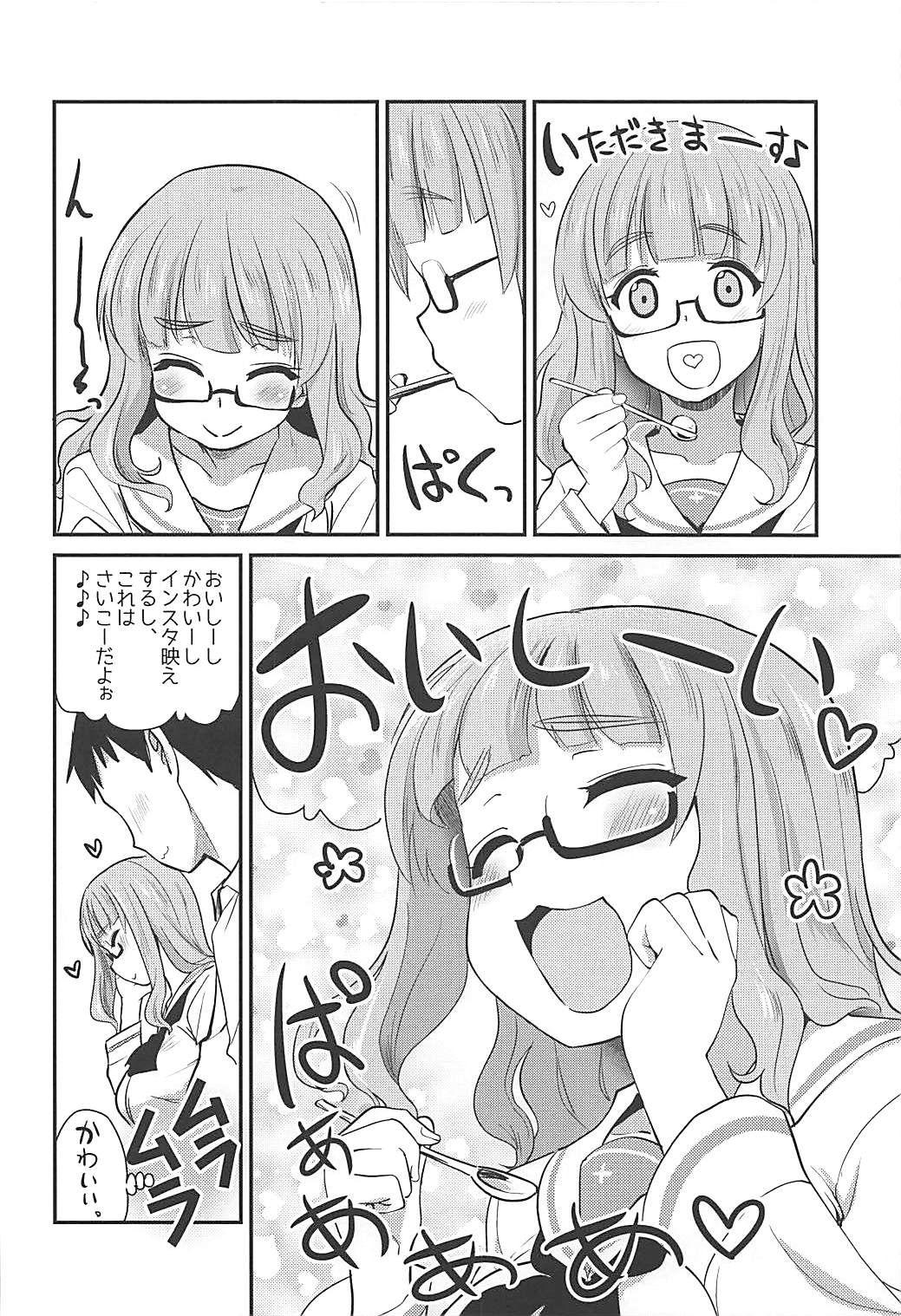Facial Cumshot Takebe Saori-chan to iu Kanojo to NeCafe ni Iku Hanashi. - Girls und panzer Stroking - Page 5