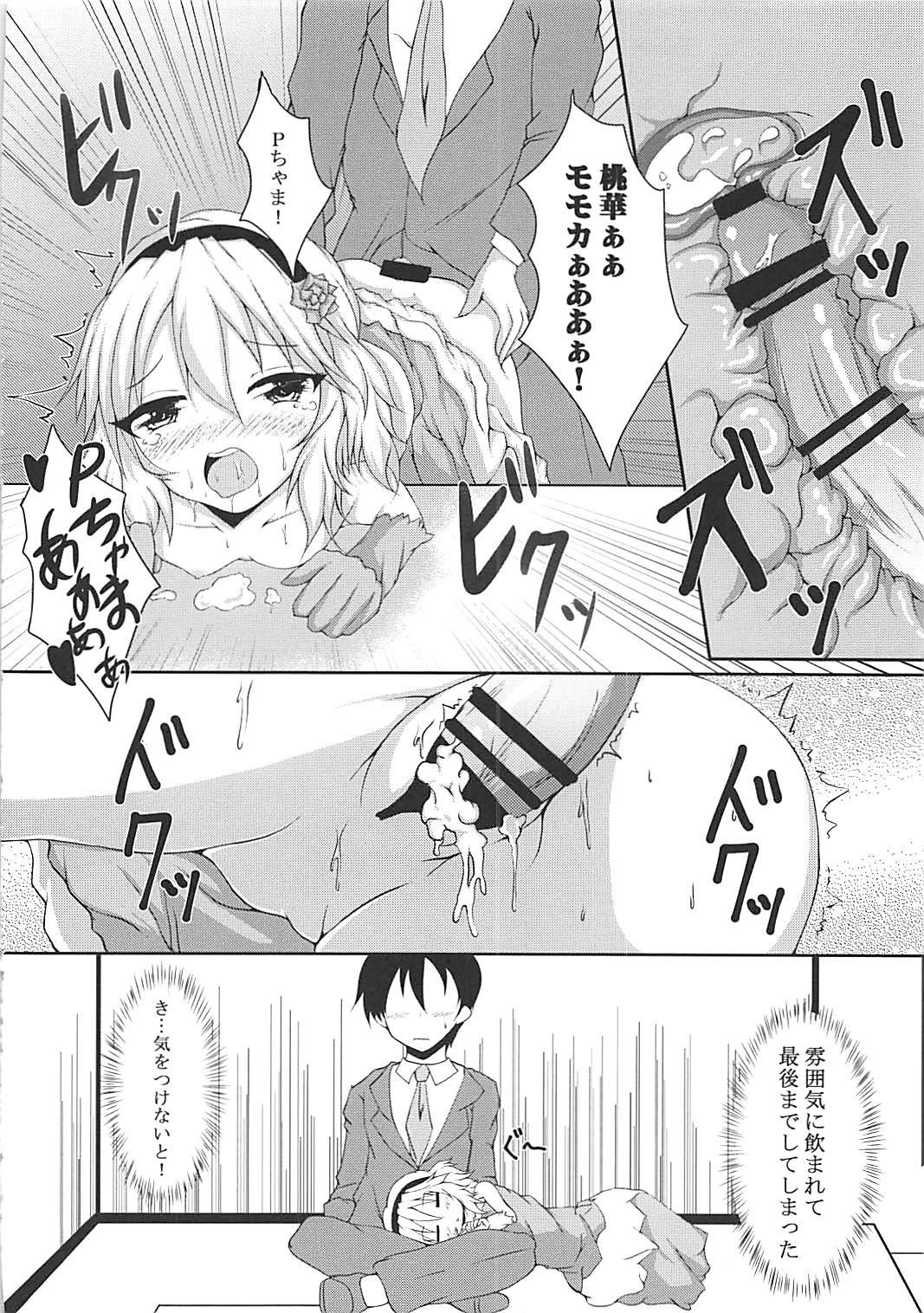 Hot Fucking Arisu to Momoka to P-san to!! - The idolmaster Chibola - Page 7