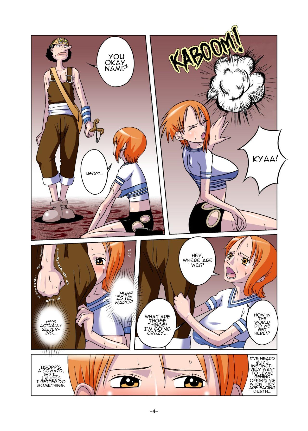 Shaved Pussy Shoku no Utage | Feast of the Eclipse - One piece Rola - Page 4