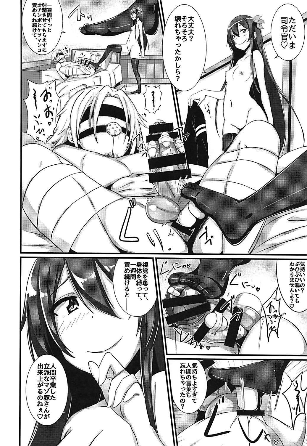 POV Kisaragi-chan ni Isshuukan Kousoku Sarete Semerare Tsuzuketa Kekka - Kantai collection Eating - Page 3