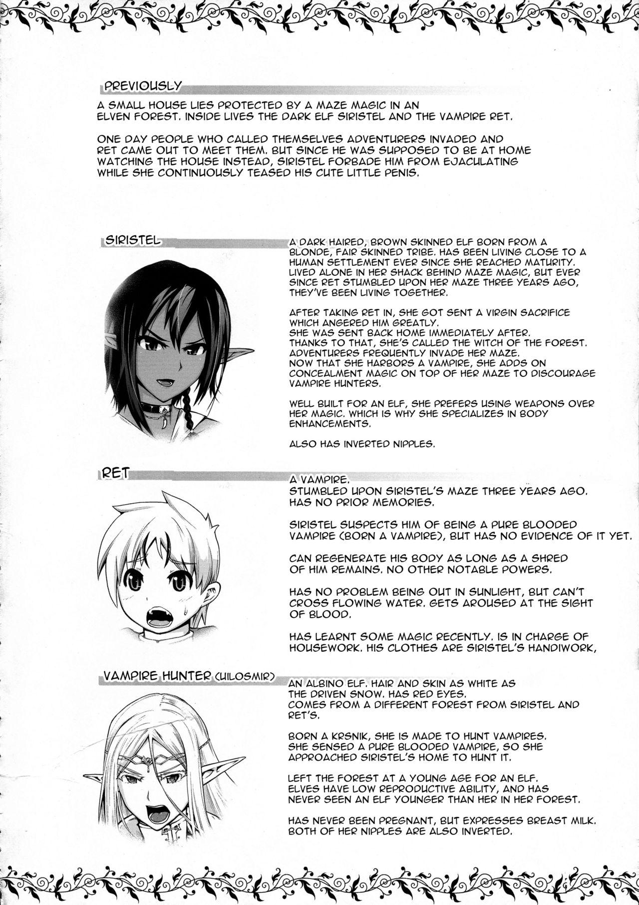 Best Blow Job Ever Junpaku Elf to Kasshoku Elf to Chiisana Kyuuketsuki - Original Free Rough Sex - Page 4