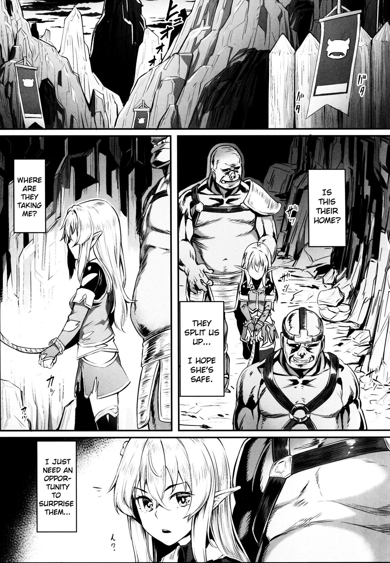 Strap On Orc ni Torawareta Elf wa - Original Pale - Page 5