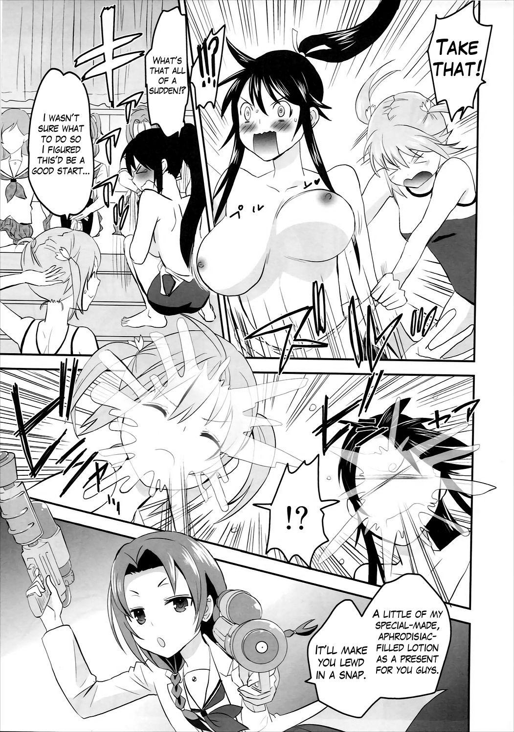 Gay 3some High Fight! - High school fleet 3some - Page 8