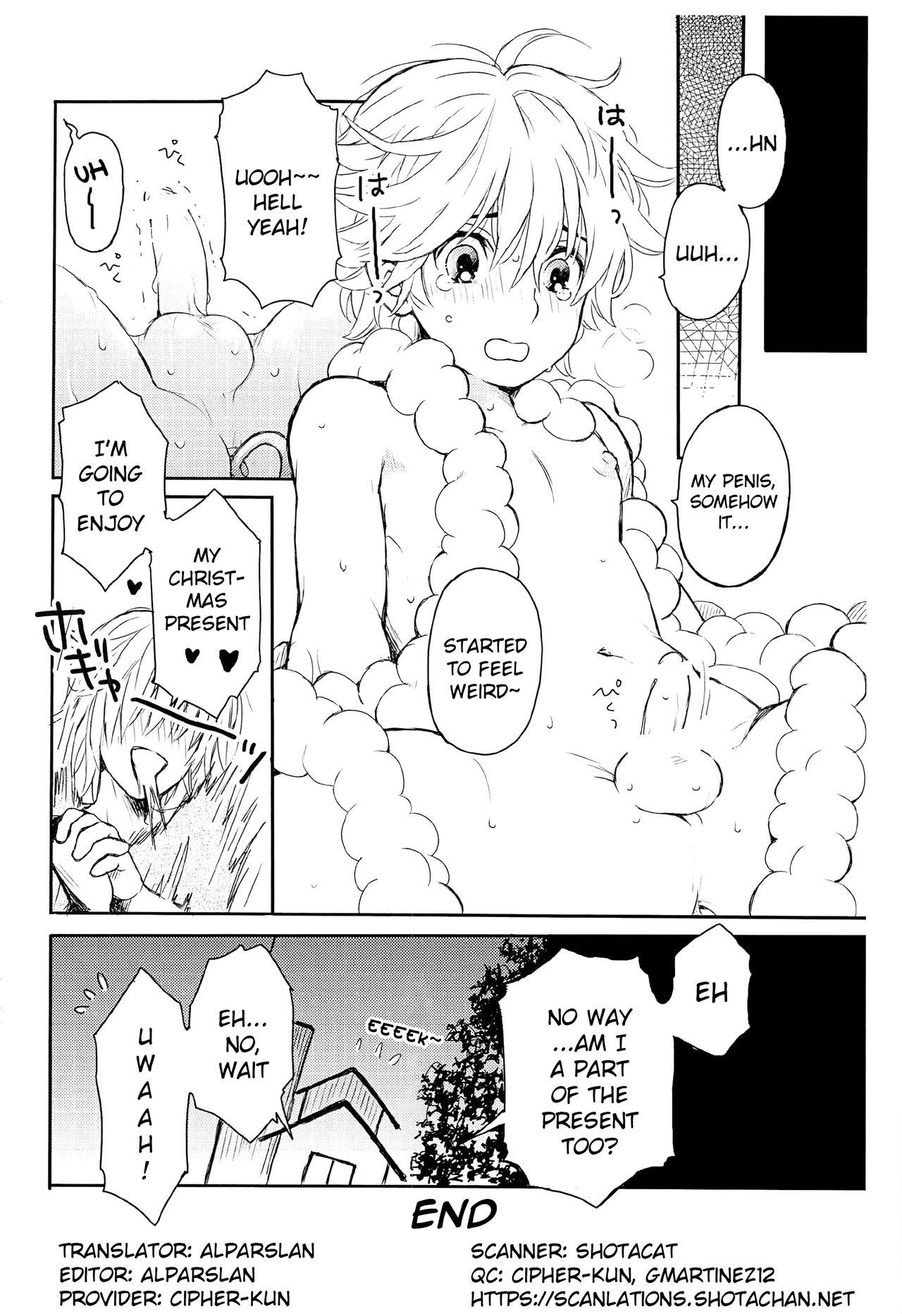 Solo Female (C93) [Shouwa Prizm (Hoshizaki Ryuu)] Santa-kun no Yoru | The Night of Santa-kun [English] {Shotachan} - Original Pussyfucking - Page 11