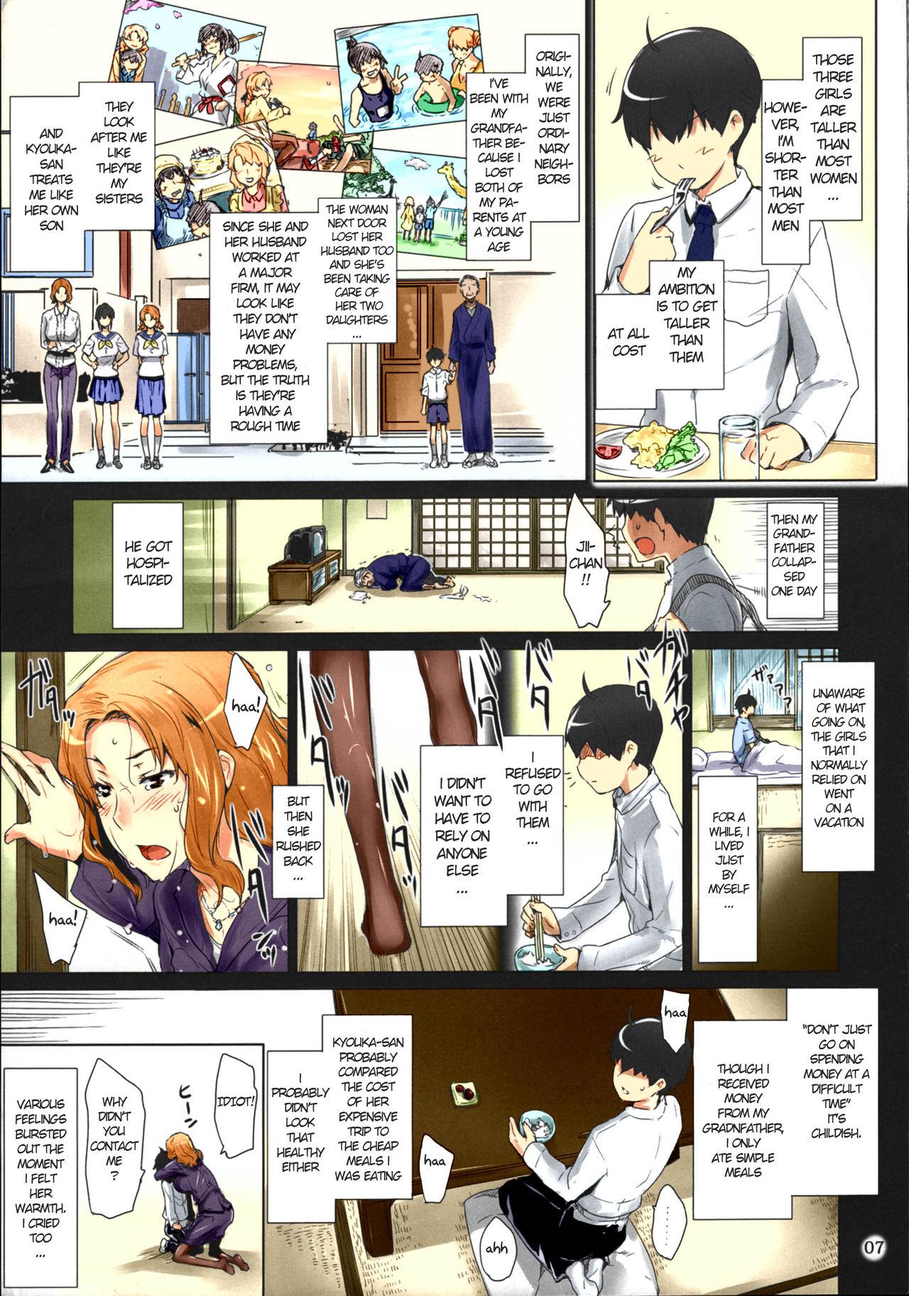 Kinky (C86) [MTSP (Jin)] Tachibana-san-chi no Dansei Jijou Matome Ban [English] [Colorized] [Decensored] - Original Naturaltits - Page 7