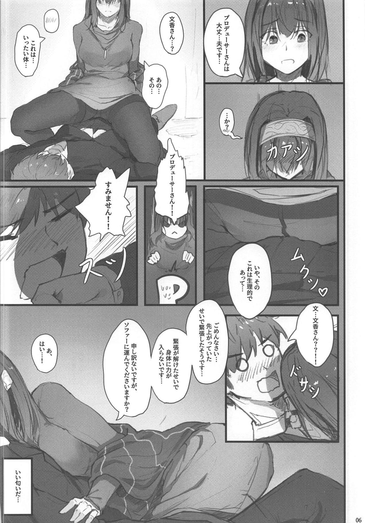 Gay Reality Fumika no Himitsu - Fumika's Secret - The idolmaster Gay Cumshots - Page 7