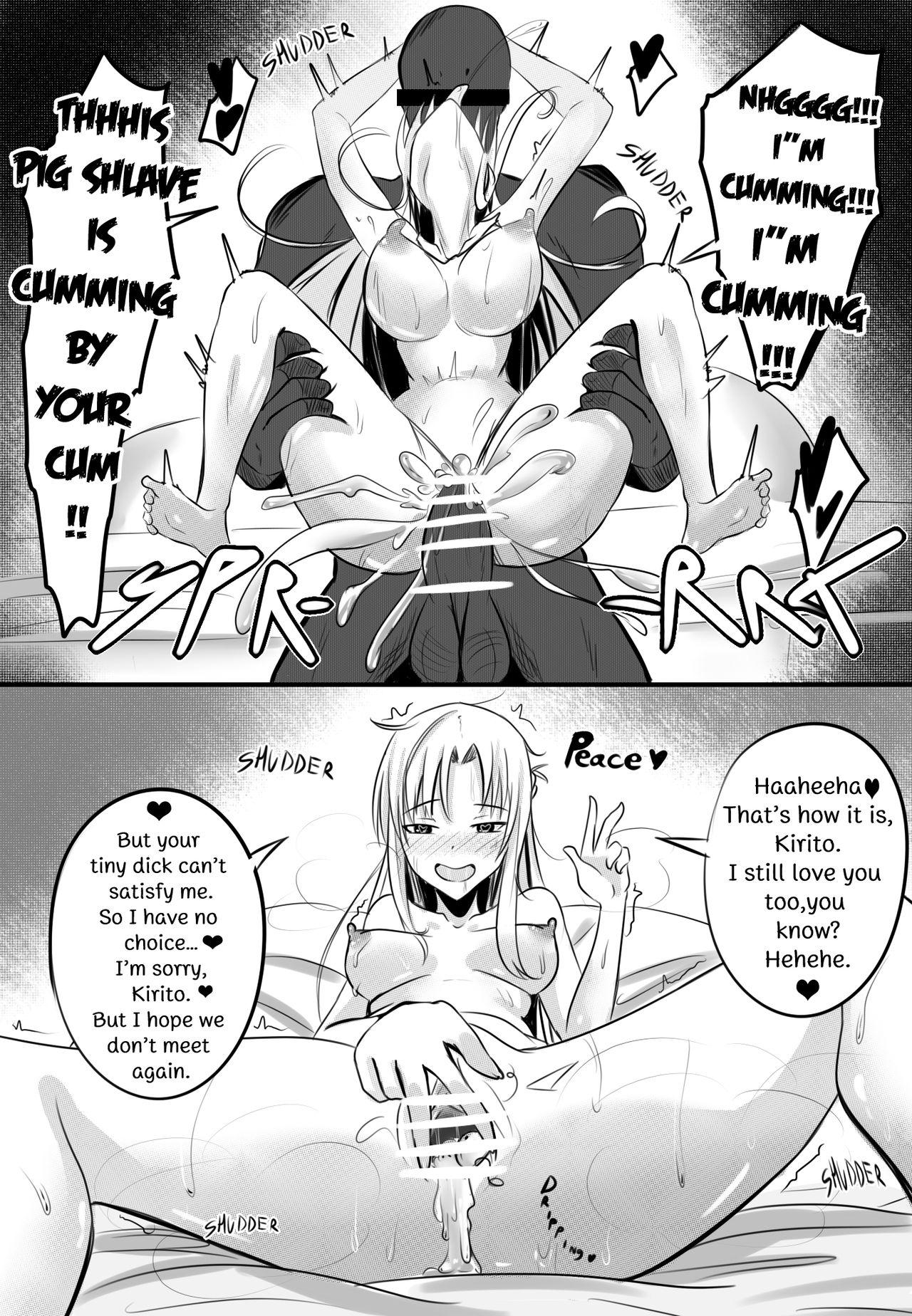 Gay Theresome B-Trayal 3.5 - Sword art online Two - Page 9