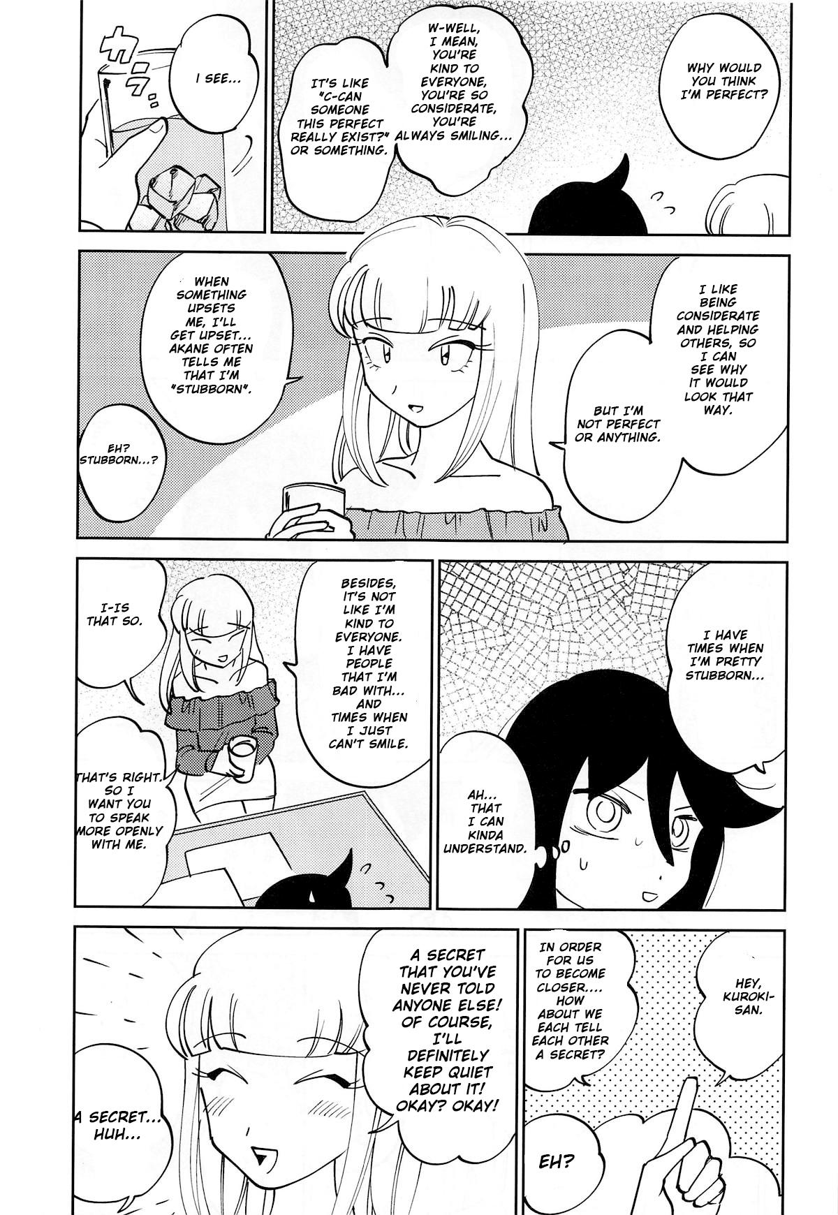 Foot Fetish Kuroki-san, Anone. - Its not my fault that im not popular Fuck Pussy - Page 12