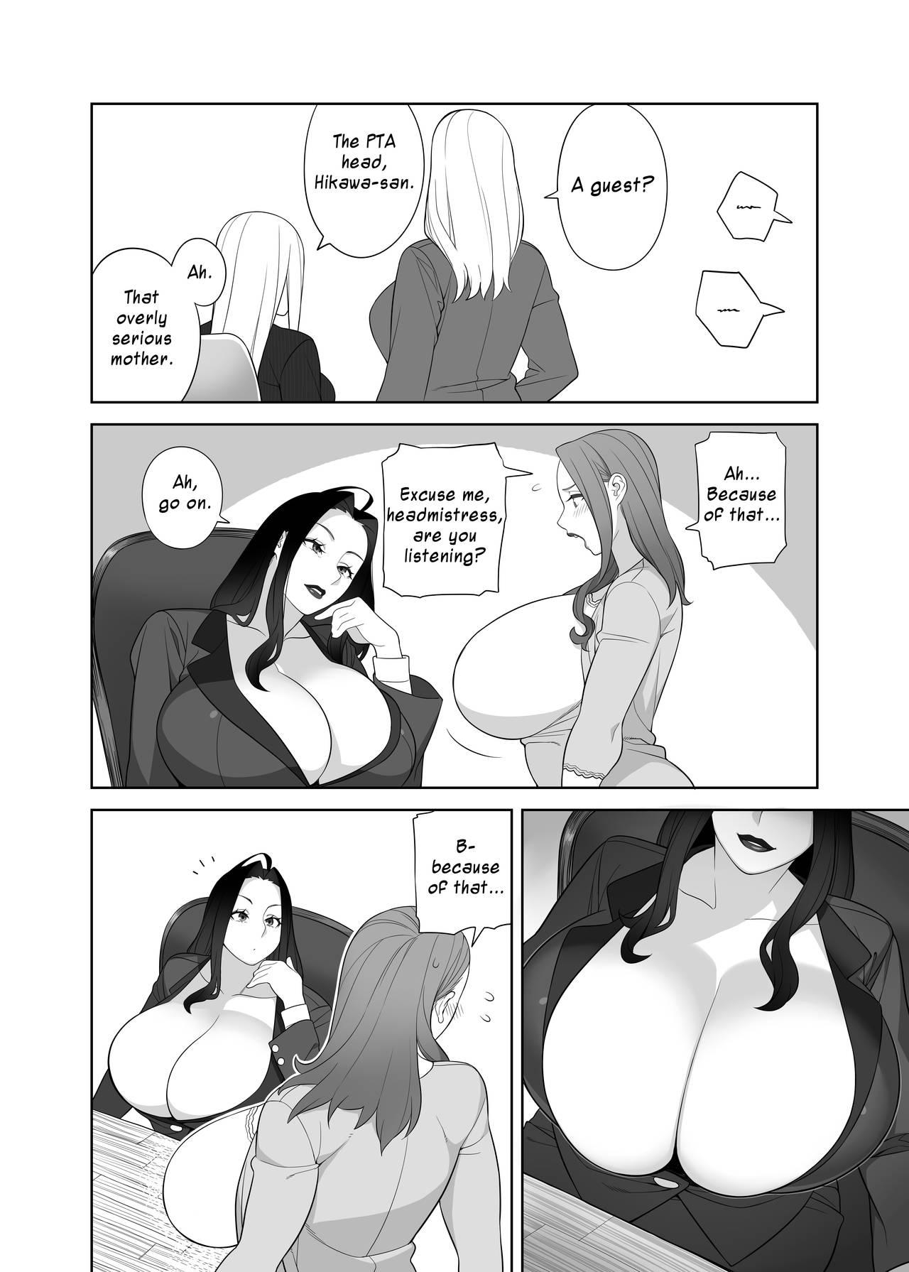 Big Natural Tits Bakunyuuin Haha wa Gakuenchou no Onna | Buxom Mother and Headmistress - Original Amateur Porn - Page 3
