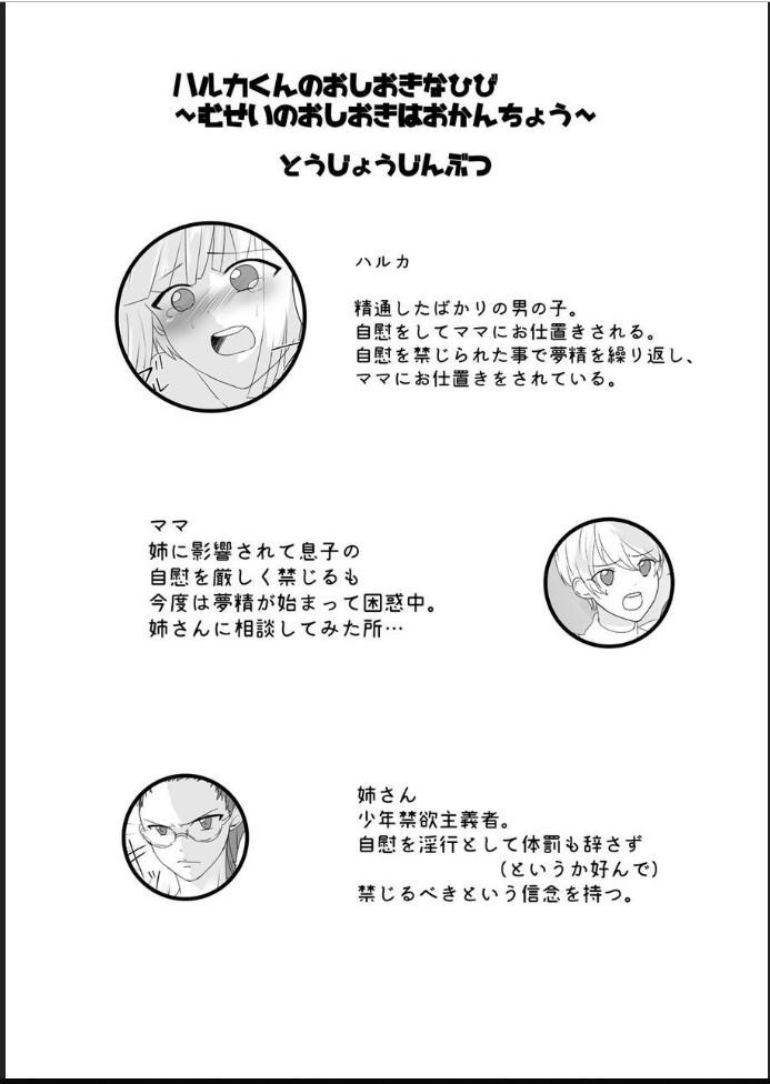 Sloppy Blowjob Haruka-kun no Oshioki na Hibi - Original Cum Swallowing - Page 2