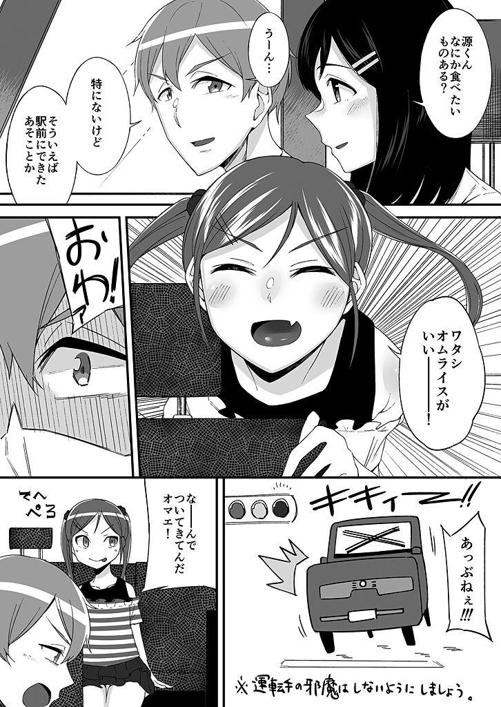 Public Nudity "Imouto no Karada no Kanojo" to "Kanojo no Karada no Imouto", Docchi no Naka ga Kimochi Ii? 1-2 - Original Teenage - Page 8