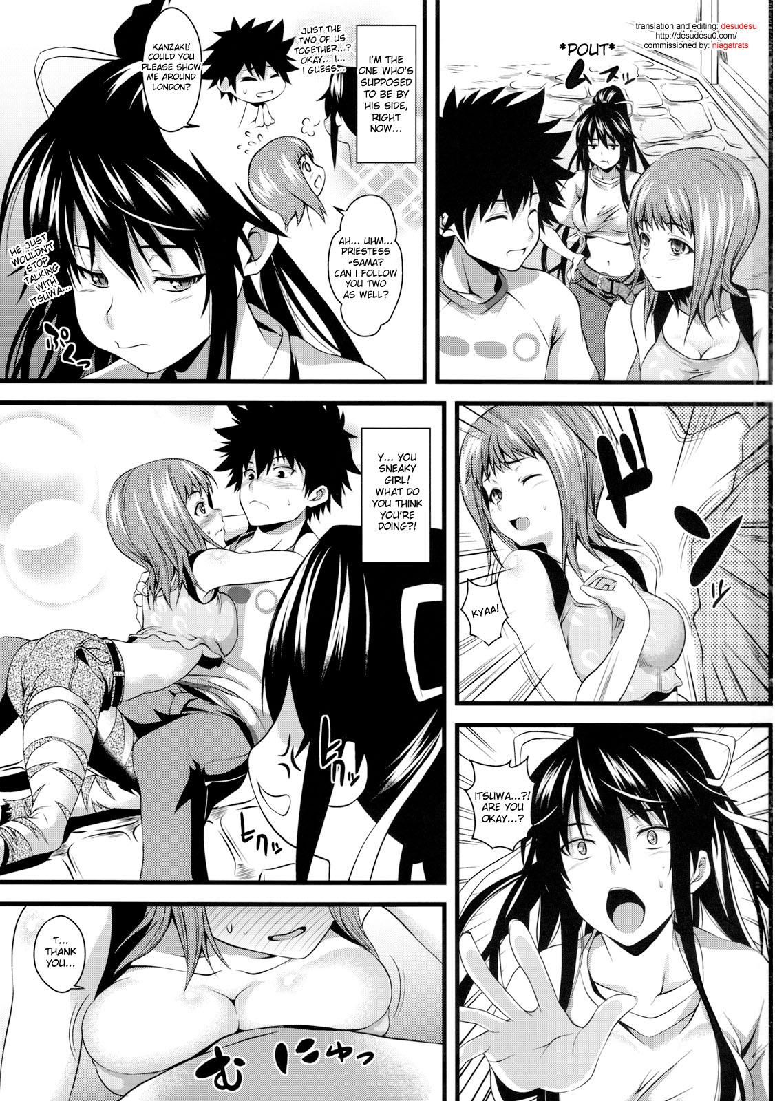 Sharing Amakusa Moyou na Ni % - Toaru majutsu no index Massage Sex - Page 2