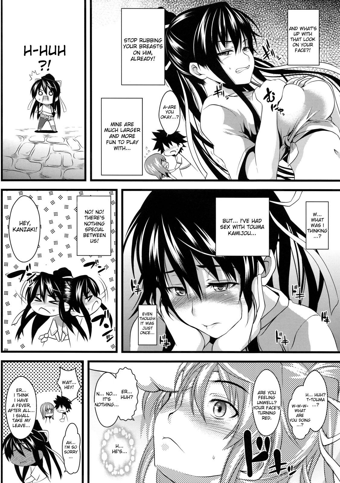 Hetero Amakusa Moyou na Ni % - Toaru majutsu no index Magrinha - Page 3